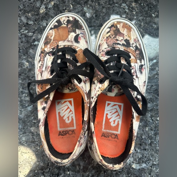VANS ASPCA Cats Kitty Print Animals RARE Limited Edition Shoes Women’s Size 5.5 - Picture 8 of 14